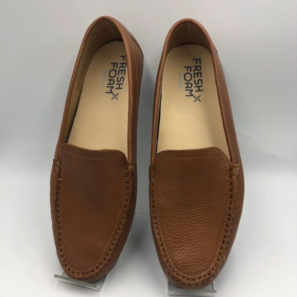 Driver Club USA Men's Brown Leather Slip On Loafers Comfort Shoes Size 11 - Picture 11 of 12